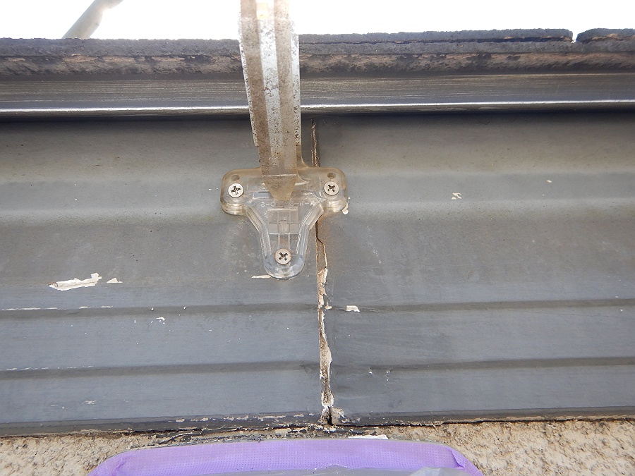 鼻隠板の継ぎ目シーリング劣化状況