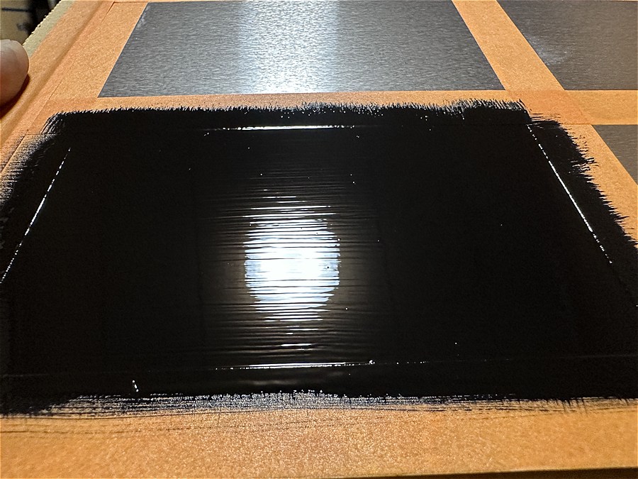 弱溶剤1液シリコン塗料の塗装面の状態