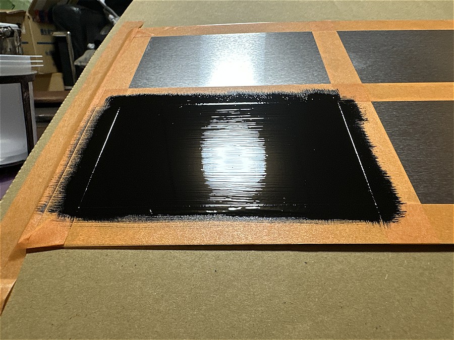 毛目や塗り継ぎが出ている塗装面の状態