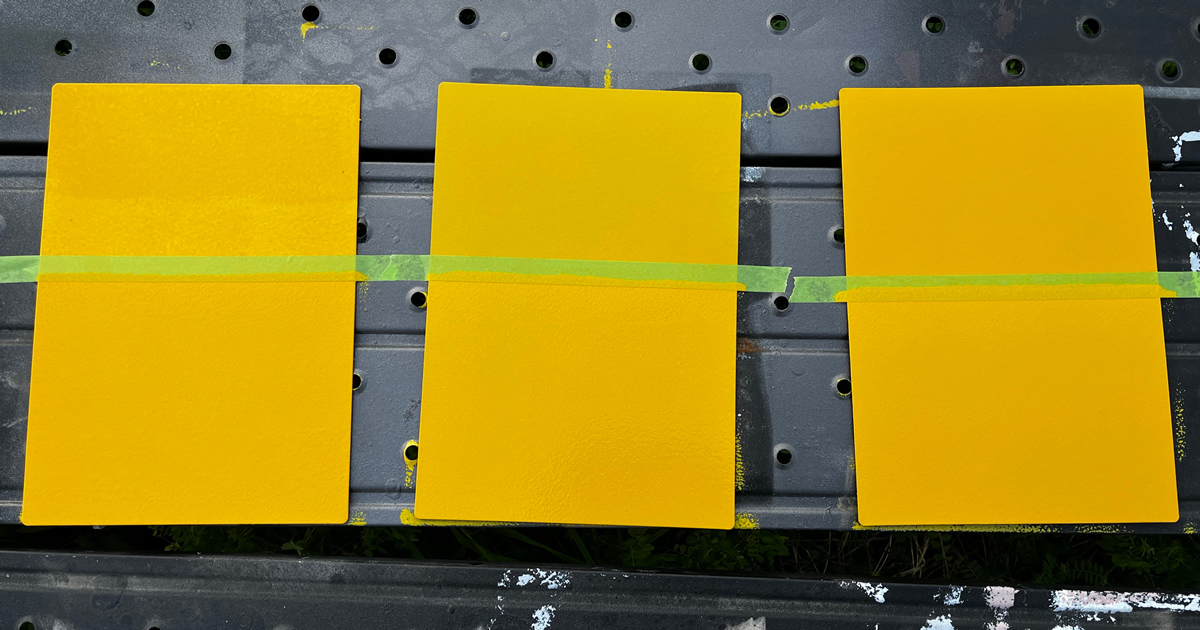 原色系の【黄色】を透けにくく仕上げるための下塗は何色が良いか検証