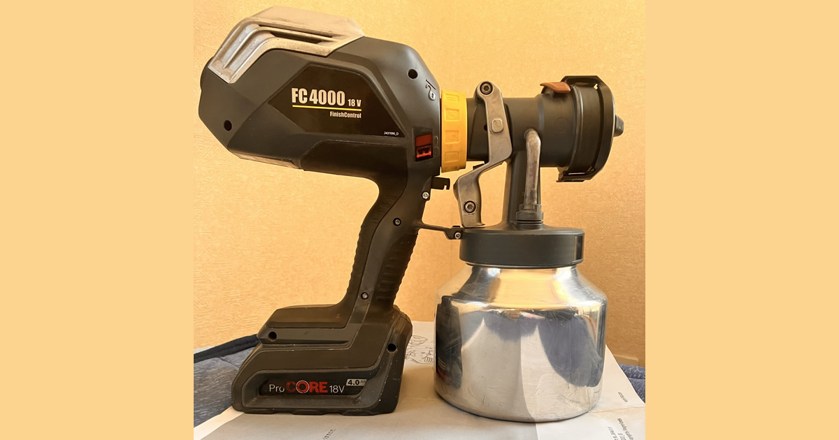 ワグナー　FC4000　コードレス　温風低圧塗装機