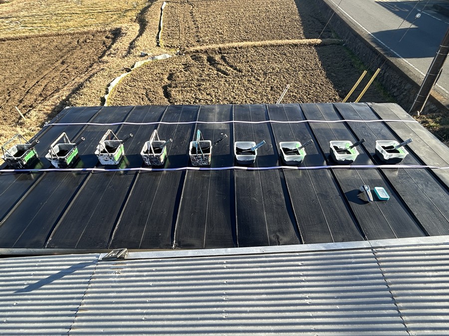 屋根　白化防止テスト