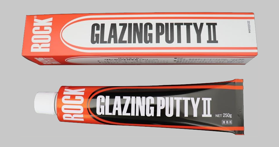 「グレージングパテII」ロックペイント