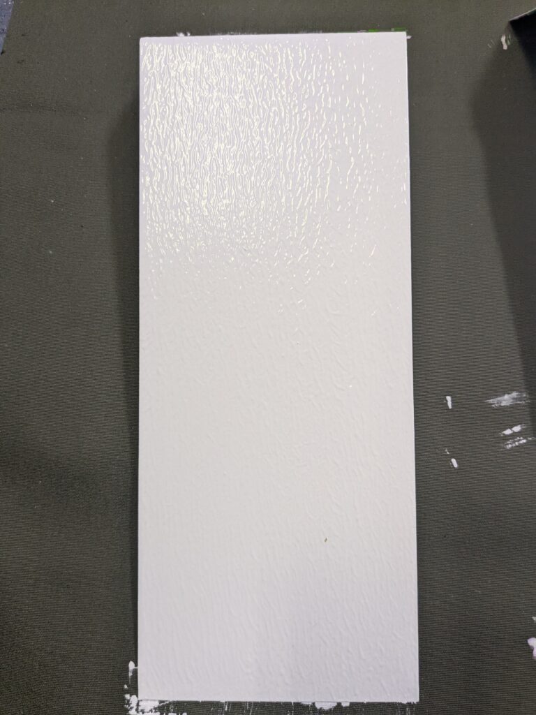 カーボン分散液を用いた低汚染塗料テスト