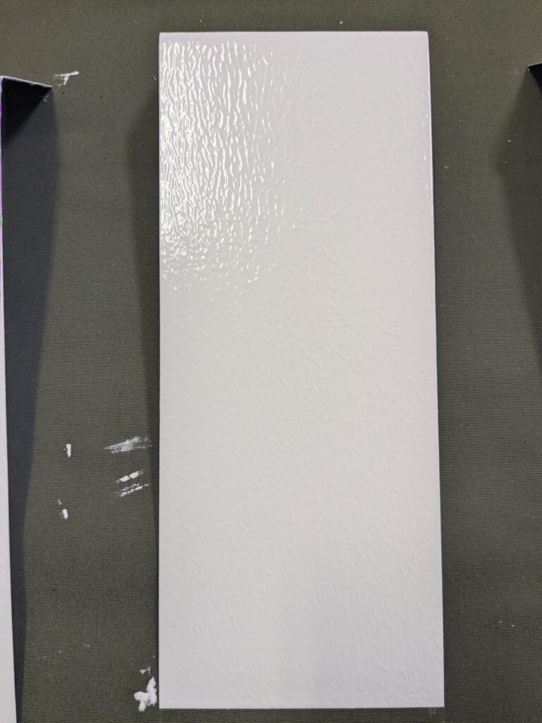 カーボン分散液を用いた低汚染塗料テスト