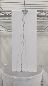 カーボン分散液を用いた低汚染塗料テスト