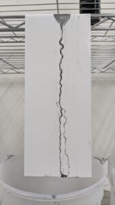 カーボン分散液を用いた低汚染塗料テスト