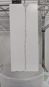 カーボン分散液を用いた低汚染塗料テスト