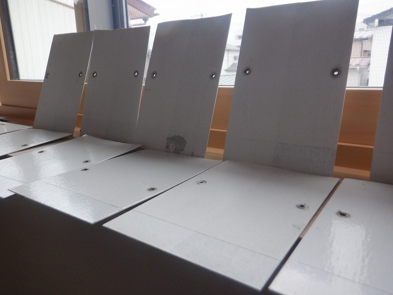 屋外暴露試験 約2年4ヶ月経過