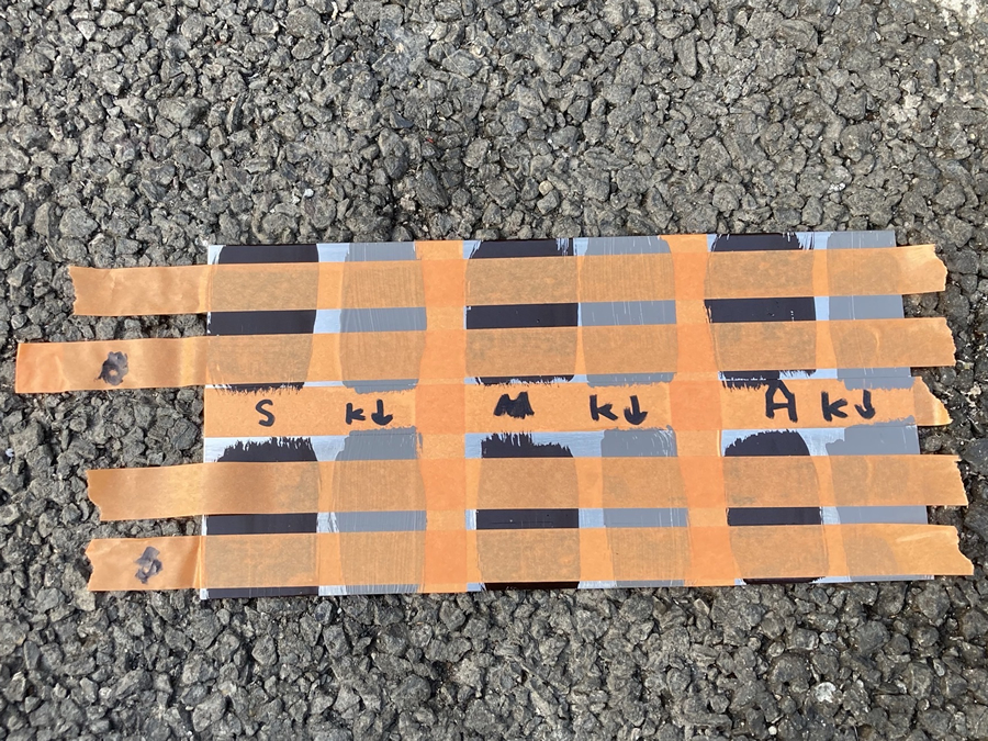 アルミ板塗装密着試験